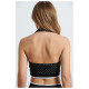 Bodytalk Γυναικεία αμάνικη μπλούζα Crop Top